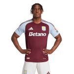 Aston Villa Shirts - aston villa adidas home authentic shirt 2024-25 with custom printing Collection of Official Fan Gear
