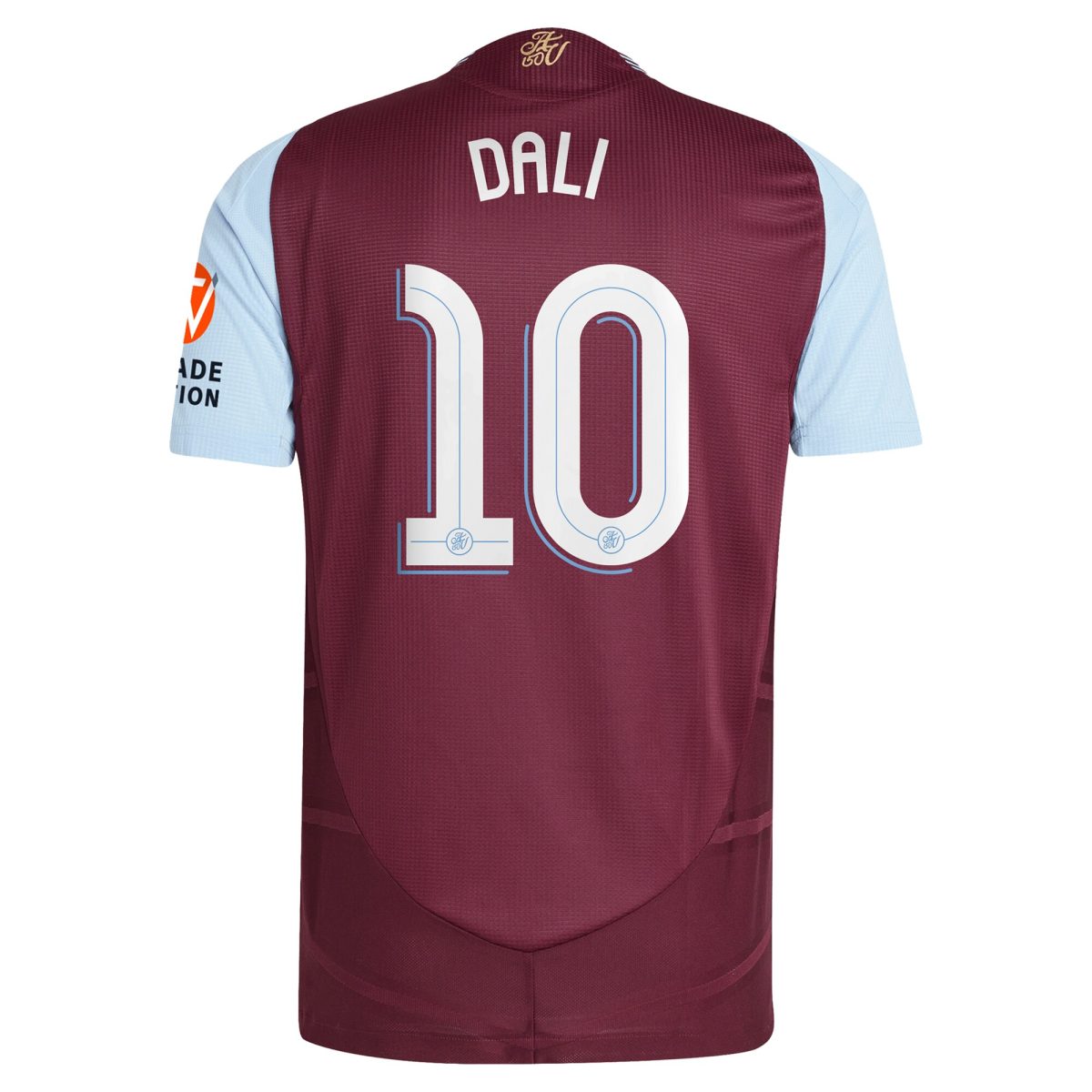 Aston Villa Shirts - aston villa adidas home authentic shirt 2024-25 with dali 10 cup printing Collection of Official Fan Gear