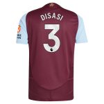 Aston Villa Shirts - aston villa adidas home authentic shirt 2024-25 with disasi 3 printing Collection of Official Fan Gear