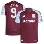 Aston Villa Shirts - aston villa adidas home authentic shirt 2024-25 with j.duran 9 cup printing Collection of Official Fan Gear