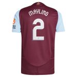 Aston Villa Shirts - aston villa adidas home authentic shirt 2024-25 with mayling 2 cup printing Collection of Official Fan Gear