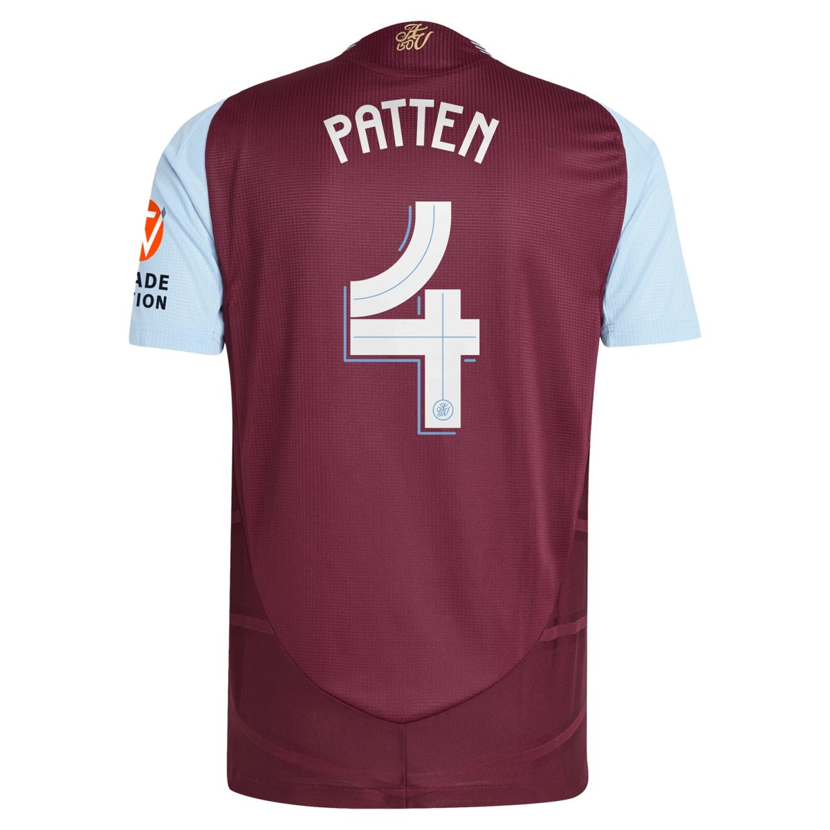 Aston Villa Shirts - aston villa adidas home authentic shirt 2024-25 with patten 4 cup printing Collection of Official Fan Gear