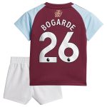 Aston Villa Shirts - aston villa adidas home baby kit 2024-25 with bogarde 26 printing Collection of Official Fan Gear