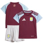 Aston Villa Shirts - aston villa adidas home baby kit 2024-25 with custom printing Collection of Official Fan Gear