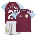 Aston Villa Shirts - aston villa adidas home baby kit 2024-25 with m.asensio 21 printing Collection of Official Fan Gear