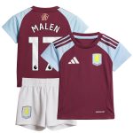 Aston Villa Shirts - aston villa adidas home baby kit 2024-25 with malen 17 printing Collection of Official Fan Gear