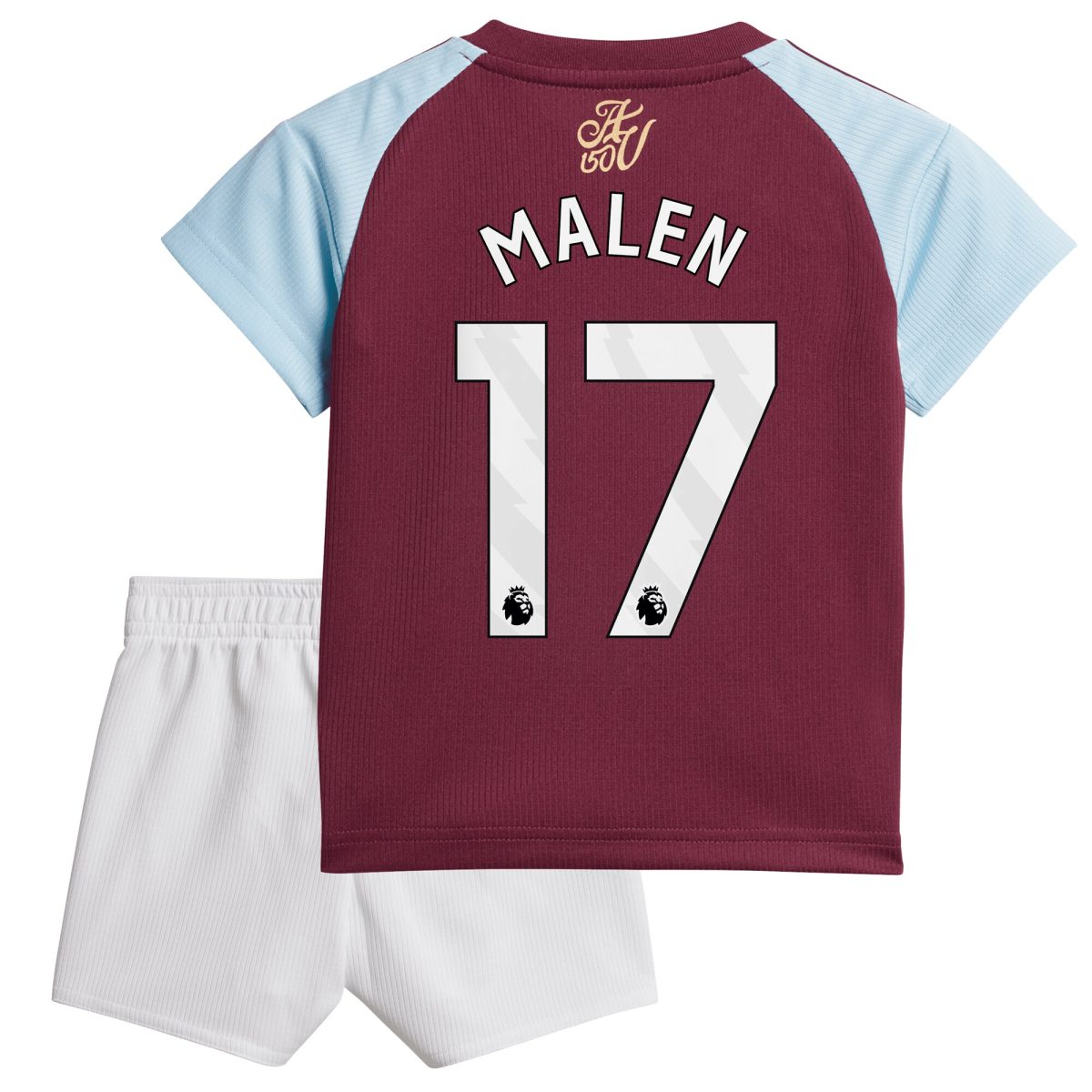 Aston Villa Shirts - aston villa adidas home baby kit 2024-25 with malen 17 printing Collection of Official Fan Gear