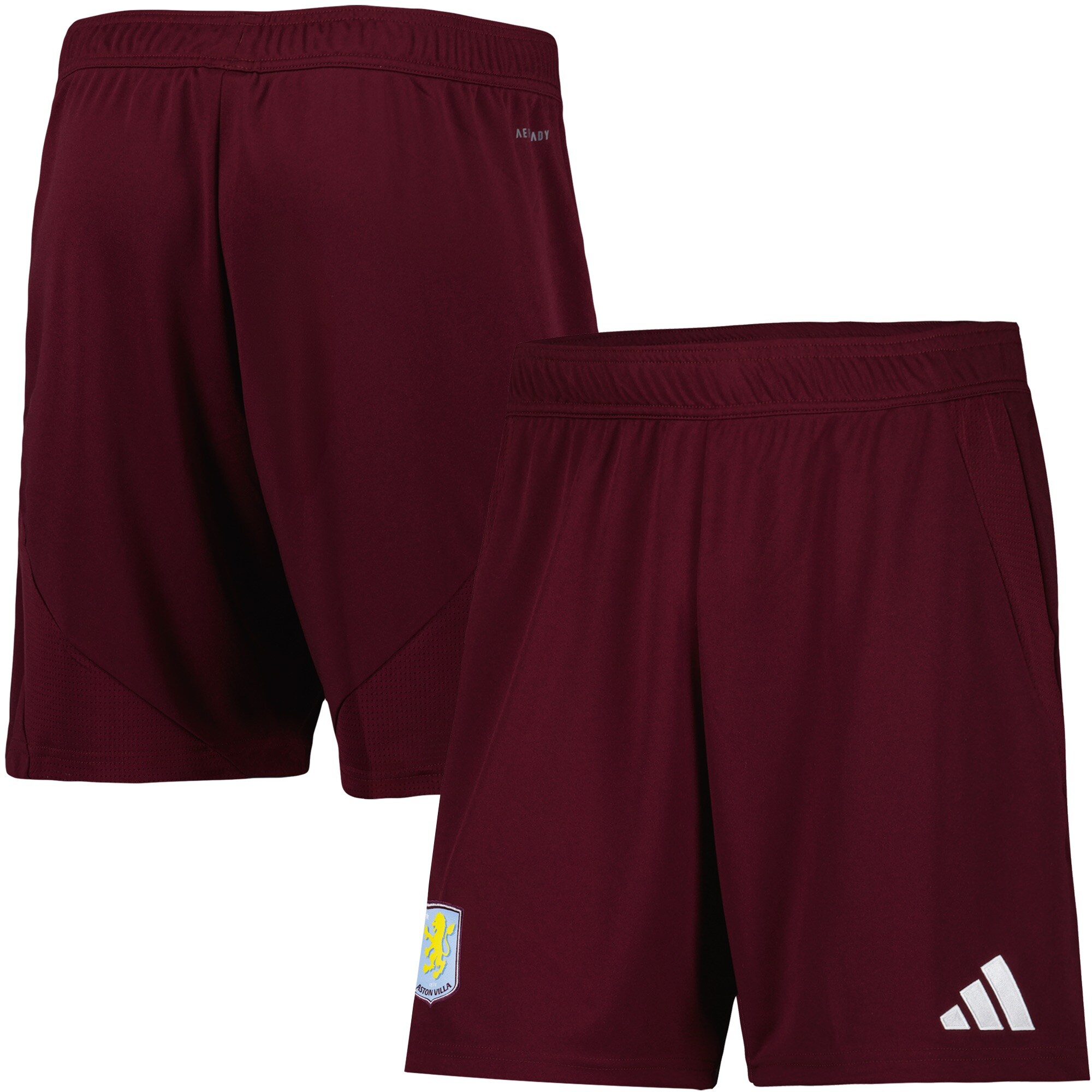 Aston Villa Shirts - aston villa adidas home change shorts 2024-25 with custom printing Collection of Official Fan Gear