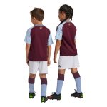 Aston Villa Shirts - aston villa adidas home mini kit 2024-25 with custom printing Collection of Official Fan Gear