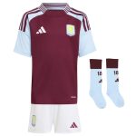 Aston Villa Shirts - aston villa adidas home mini kit 2024-25 with mcginn 7 printing Collection of Official Fan Gear