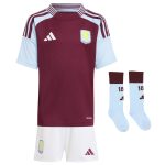 Aston Villa Shirts - aston villa adidas home mini kit 2024-26 with malen 17 printing Collection of Official Fan Gear