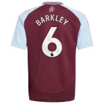 Aston Villa Shirts - aston villa adidas home shirt 2024-25 – kids with barkley 6 printing Collection of Official Fan Gear