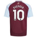 Aston Villa Shirts - aston villa adidas home shirt 2024-25 – kids with buendia 10 printing Collection of Official Fan Gear