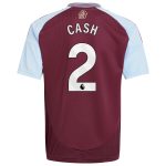 Aston Villa Shirts - aston villa adidas home shirt 2024-25 – kids with cash 2 printing Collection of Official Fan Gear