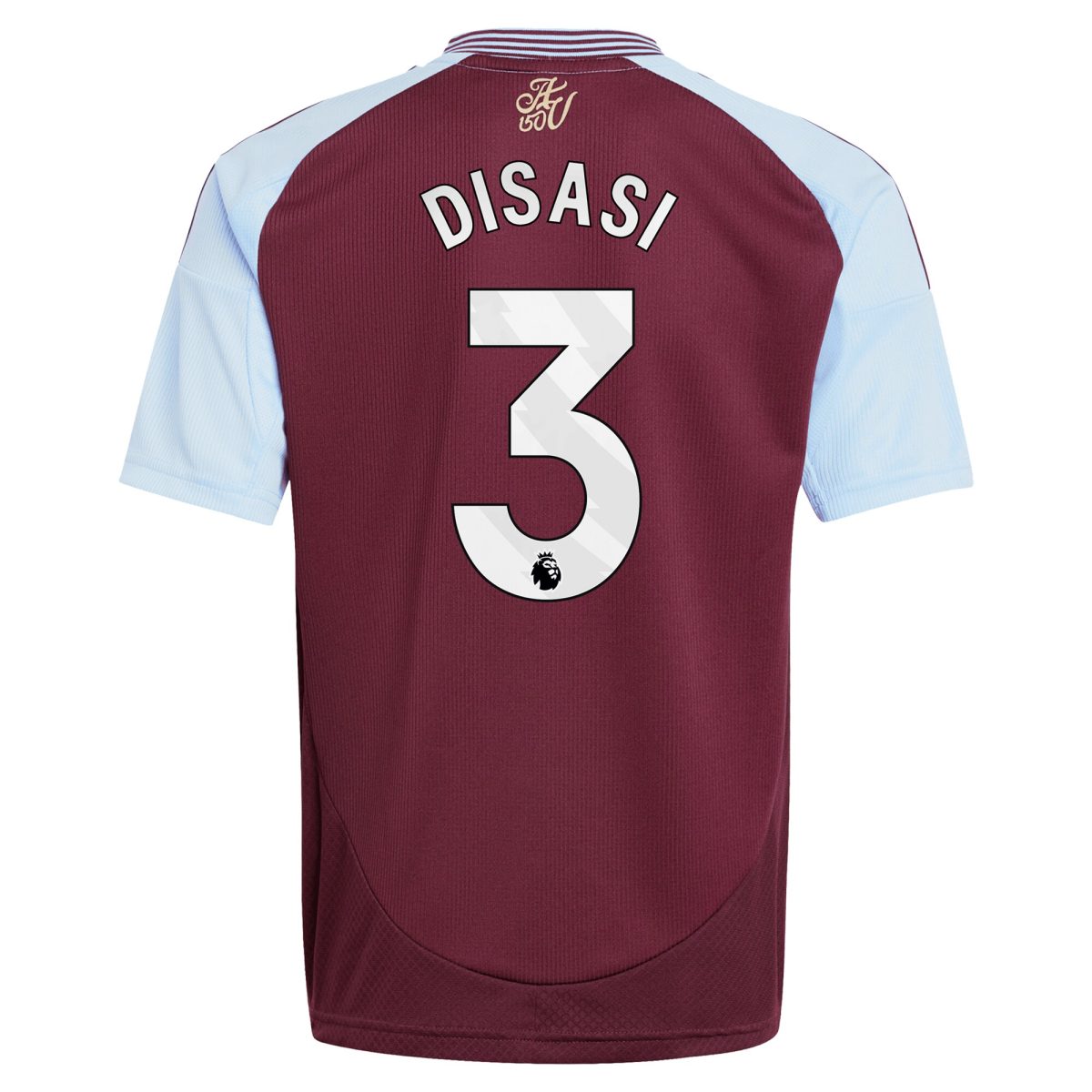 Aston Villa Shirts - aston villa adidas home shirt 2024-25 – kids with disasi 3 printing Collection of Official Fan Gear