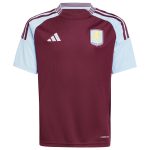 Aston Villa Shirts - aston villa adidas home shirt 2024-25 – kids with malen 17 printing Collection of Official Fan Gear