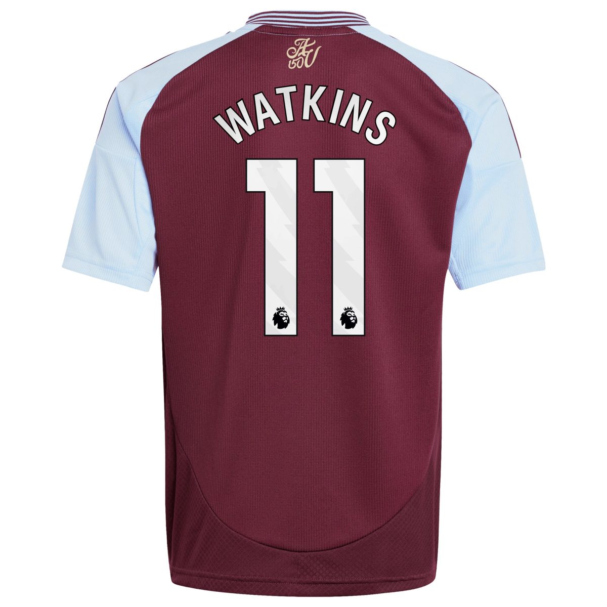 Aston Villa Shirts - aston villa adidas home shirt 2024-25 – kids with watkins 11 printing Collection of Official Fan Gear