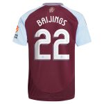 Aston Villa Shirts - aston villa adidas home shirt 2024-25 with baijings 22 cup printing Collection of Official Fan Gear