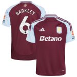 Aston Villa Shirts - aston villa adidas home shirt 2024-25 with barkley 6 printing Collection of Official Fan Gear