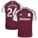 Aston Villa Shirts - aston villa adidas home shirt 2024-25 with bogarde 26 printing Collection of Official Fan Gear