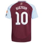 Aston Villa Shirts - aston villa adidas home shirt 2024-25 with buendia 10 cup printing Collection of Official Fan Gear