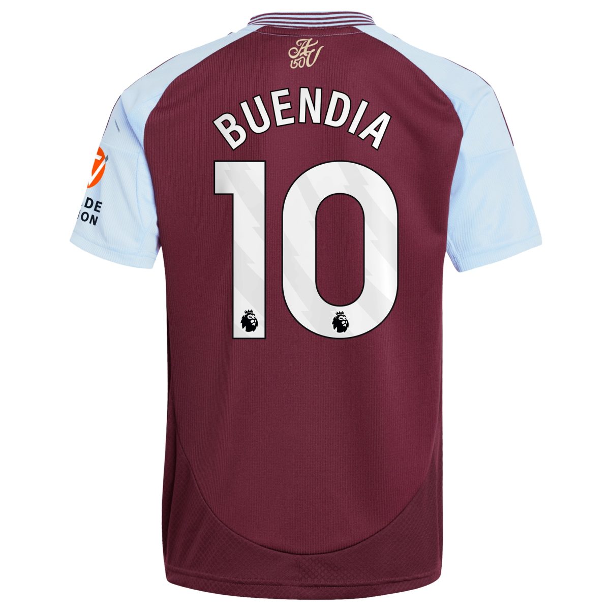 Aston Villa Shirts - aston villa adidas home shirt 2024-25 with buendia 10 printing Collection of Official Fan Gear