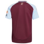 Aston Villa Shirts - aston villa adidas home shirt 2024-25 with custom printing Collection of Official Fan Gear