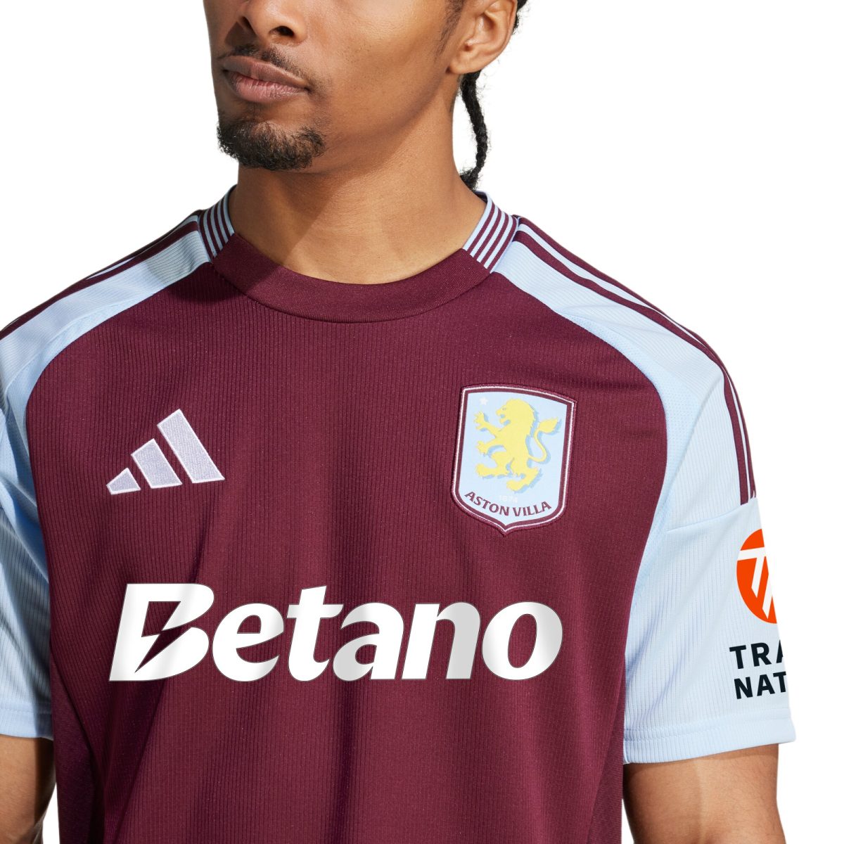 Aston Villa Shirts - aston villa adidas home shirt 2024-25 with custom printing Collection of Official Fan Gear