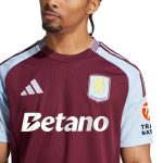 Aston Villa Shirts - aston villa adidas home shirt 2024-25 with custom printing Collection of Official Fan Gear