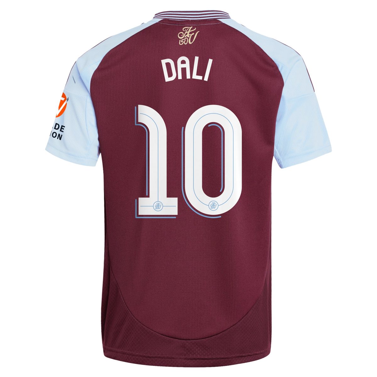 Aston Villa Shirts - aston villa adidas home shirt 2024-25 with dali 10 cup printing Collection of Official Fan Gear