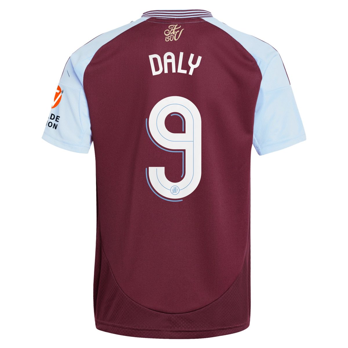 Aston Villa Shirts - aston villa adidas home shirt 2024-25 with daly 9 cup printing Collection of Official Fan Gear