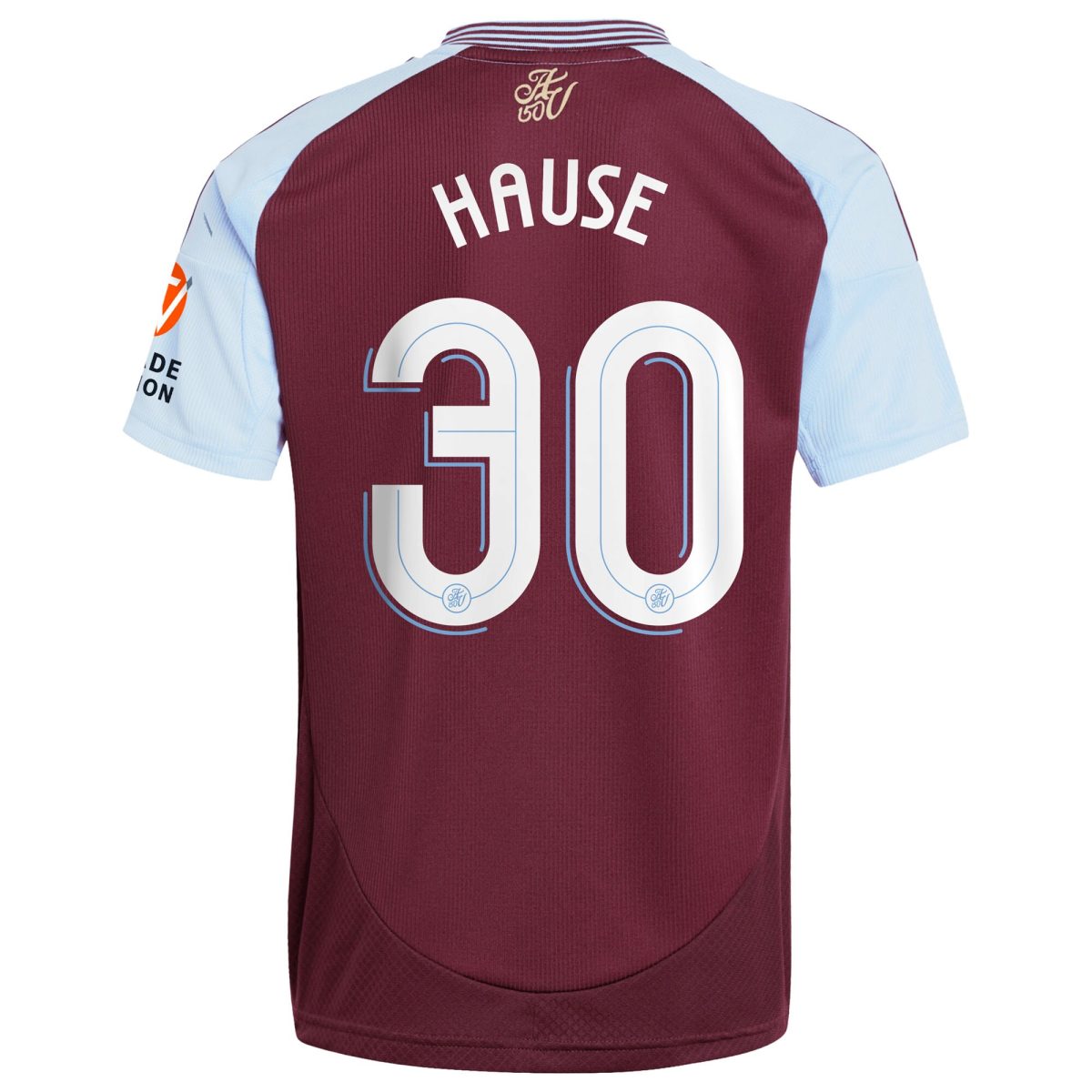 Aston Villa Shirts - aston villa adidas home shirt 2024-25 with hause 30 cup printing Collection of Official Fan Gear