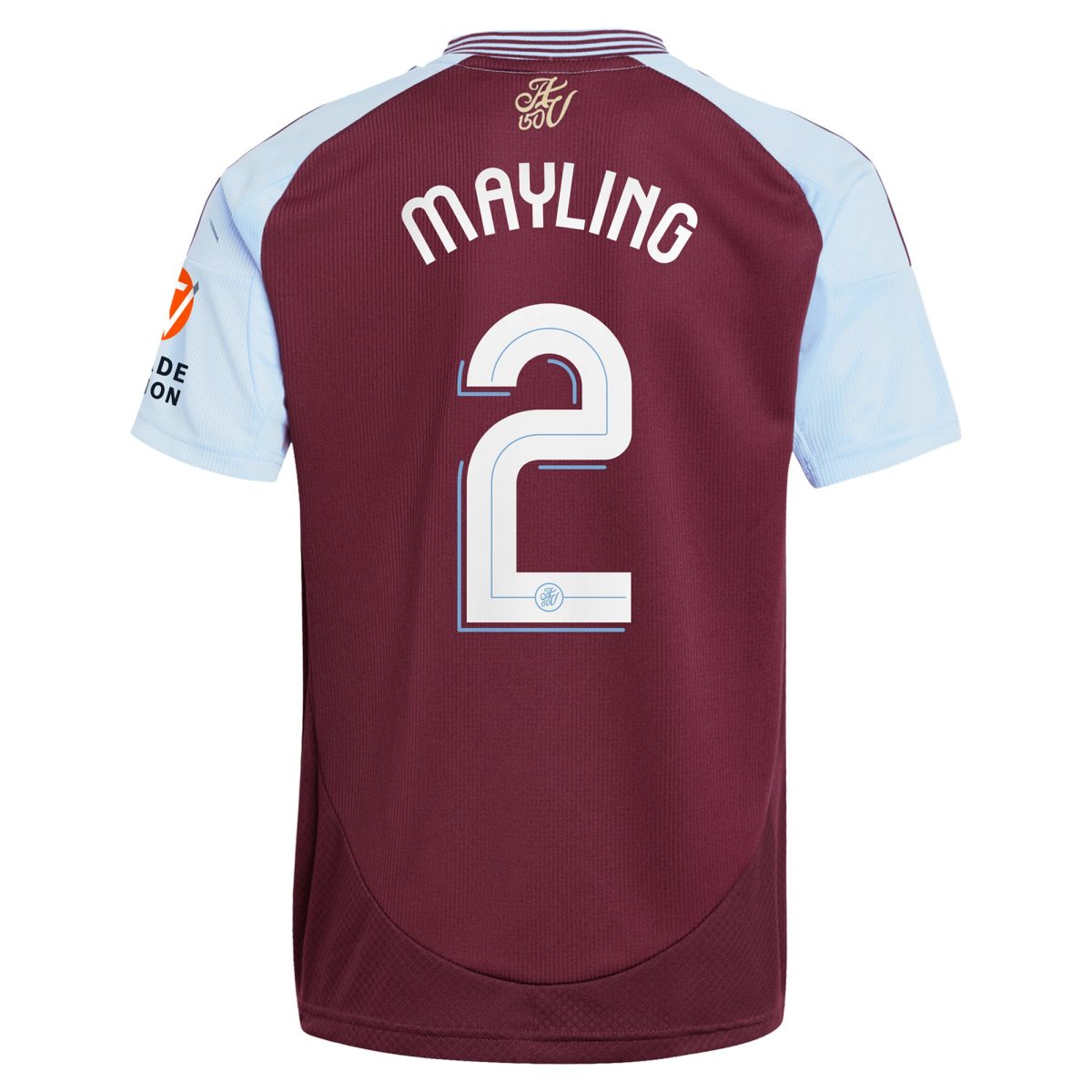 Aston Villa Shirts - aston villa adidas home shirt 2024-25 with mayling 2 cup printing Collection of Official Fan Gear