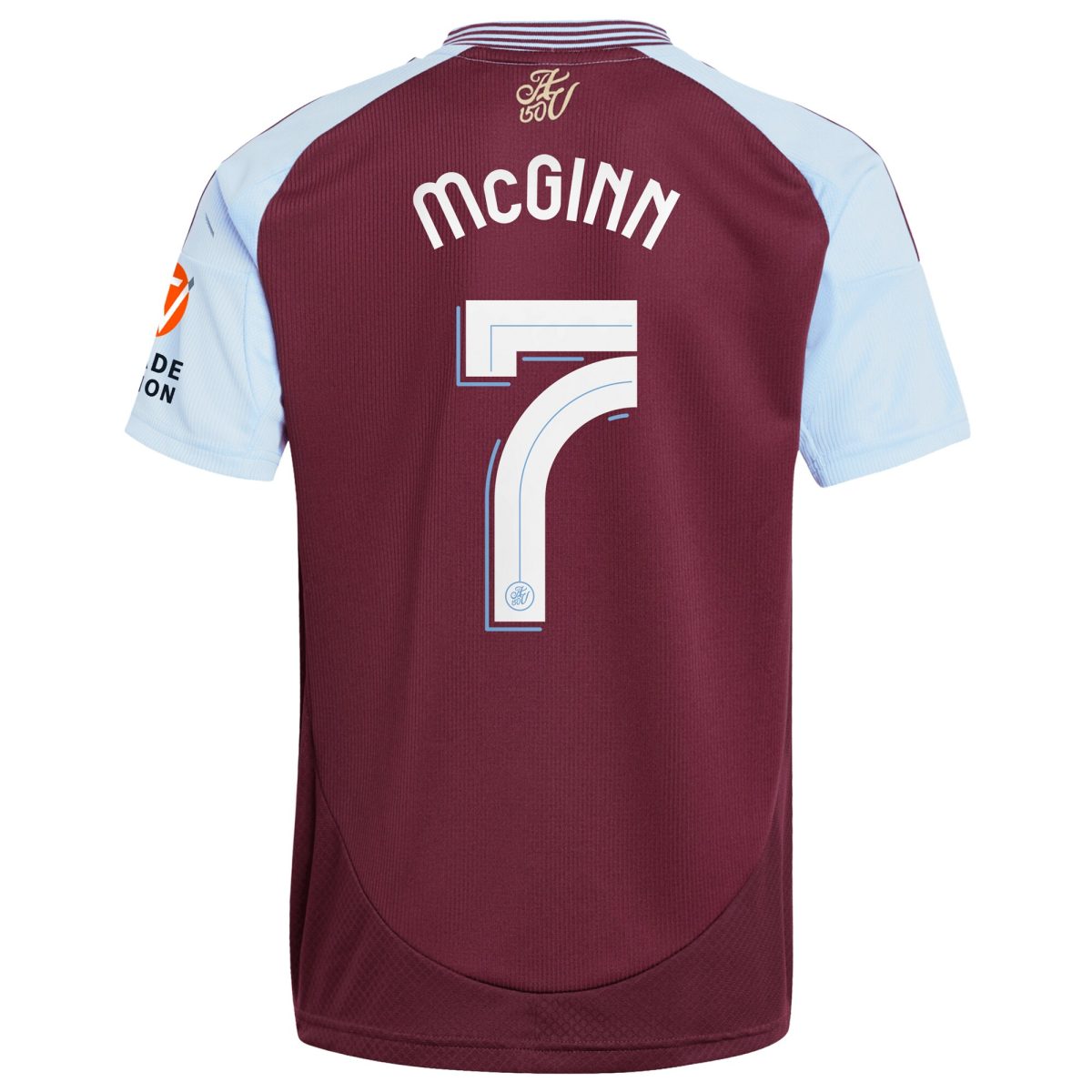 Aston Villa Shirts - aston villa adidas home shirt 2024-25 with mcginn 7 cup printing Collection of Official Fan Gear