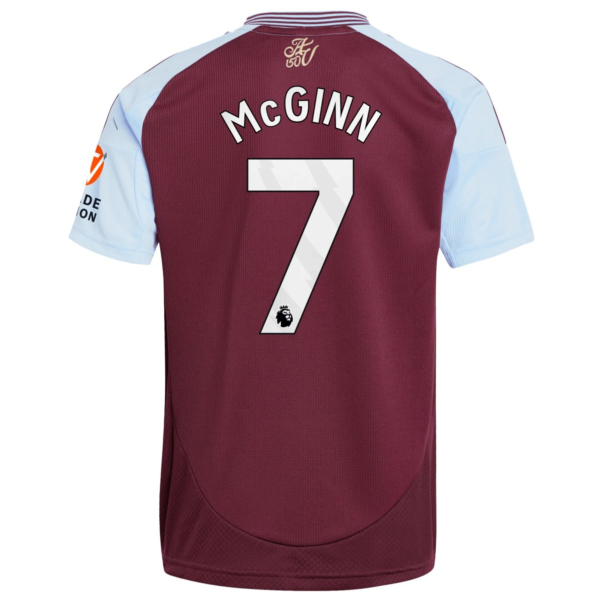 Aston Villa Shirts - aston villa adidas home shirt 2024-25 with mcginn 7 printing Collection of Official Fan Gear