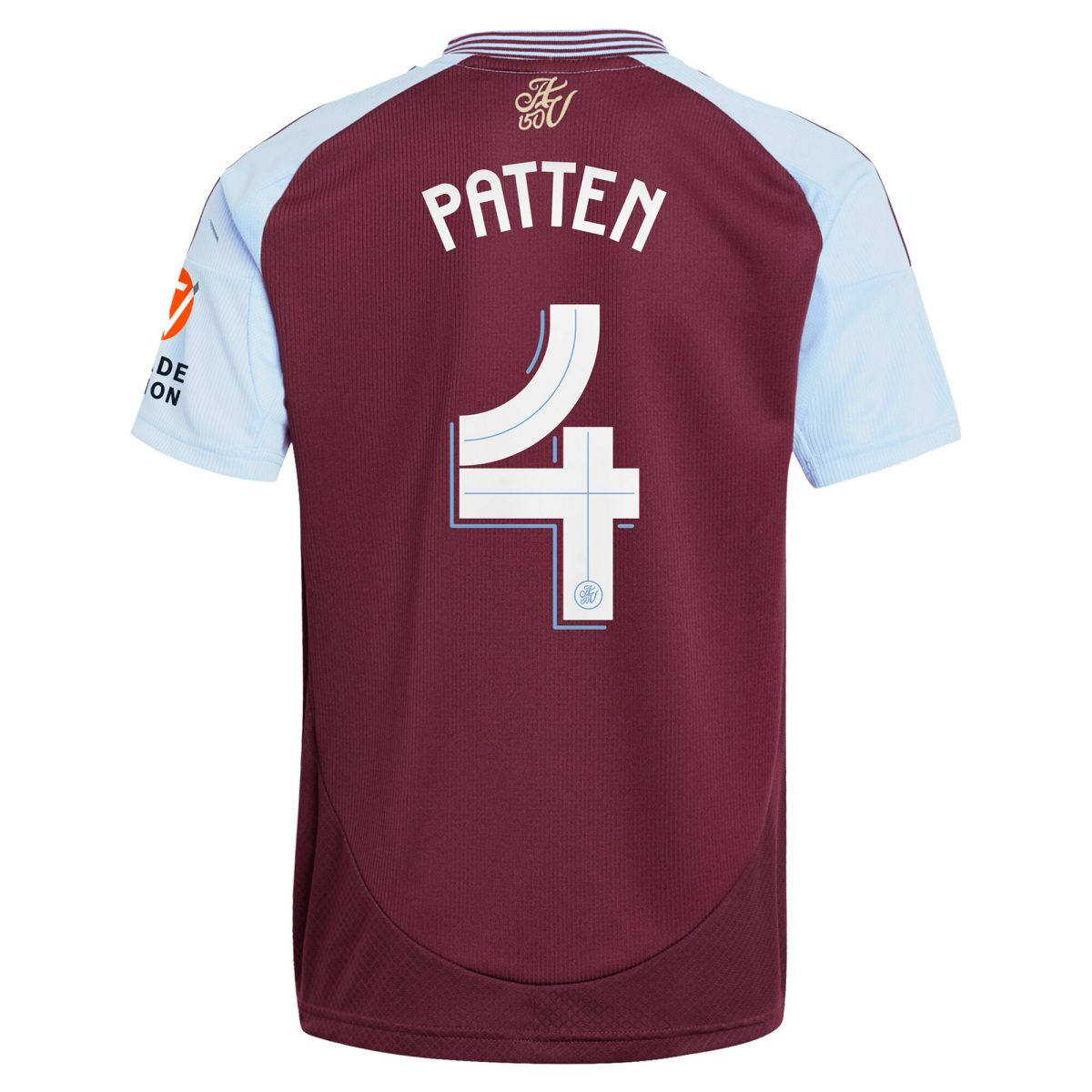Aston Villa Shirts - aston villa adidas home shirt 2024-25 with patten 4 cup printing Collection of Official Fan Gear