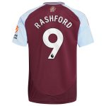 Aston Villa Shirts - aston villa adidas home shirt 2024-25 with rashford 9 printing Collection of Official Fan Gear