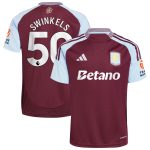 Aston Villa Shirts - aston villa adidas home shirt 2024-25 with swinkels 50 printing Collection of Official Fan Gear