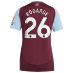 Aston Villa Shirts - aston villa adidas home shirt 2024-25 – womens with bogarde 26 printing Collection of Official Fan Gear