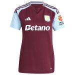 Aston Villa Shirts - aston villa adidas home shirt 2024-25 – womens with buendia 10 printing Collection of Official Fan Gear