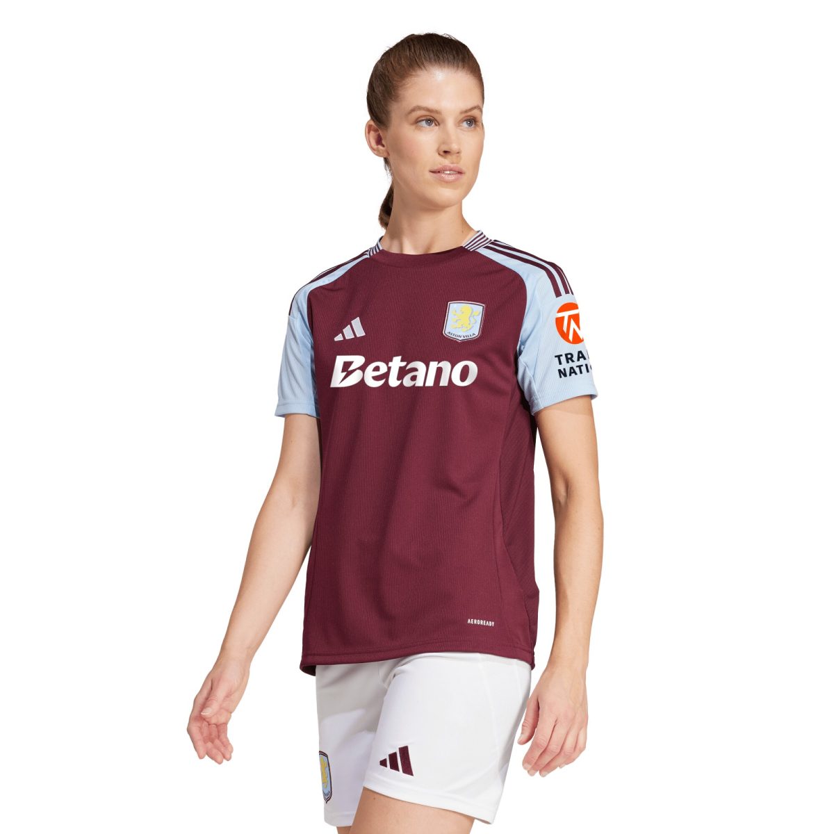 Aston Villa Shirts - aston villa adidas home shirt 2024-25 – womens with custom printing Collection of Official Fan Gear