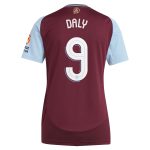Aston Villa Shirts - aston villa adidas home shirt 2024-25 – womens with daly 9 cup printing Collection of Official Fan Gear