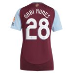 Aston Villa Shirts - aston villa adidas home shirt 2024-25 – womens with gabi nunes 28 cup printing Collection of Official Fan Gear