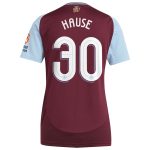 Aston Villa Shirts - aston villa adidas home shirt 2024-25 – womens with hause 30 cup printing Collection of Official Fan Gear