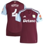 Aston Villa Shirts - aston villa adidas home shirt 2024-25 – womens with konsa 4 cup printing Collection of Official Fan Gear