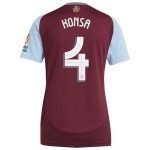 Aston Villa Shirts - aston villa adidas home shirt 2024-25 – womens with konsa 4 cup printing Collection of Official Fan Gear