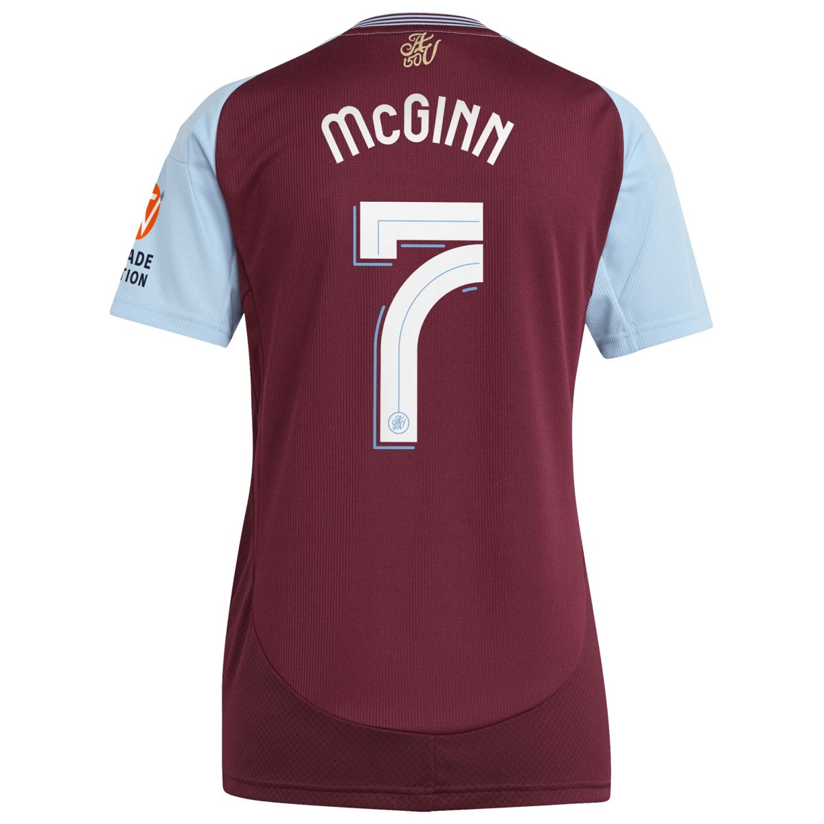 Aston Villa Shirts - aston villa adidas home shirt 2024-25 – womens with mcginn 7 cup printing Collection of Official Fan Gear