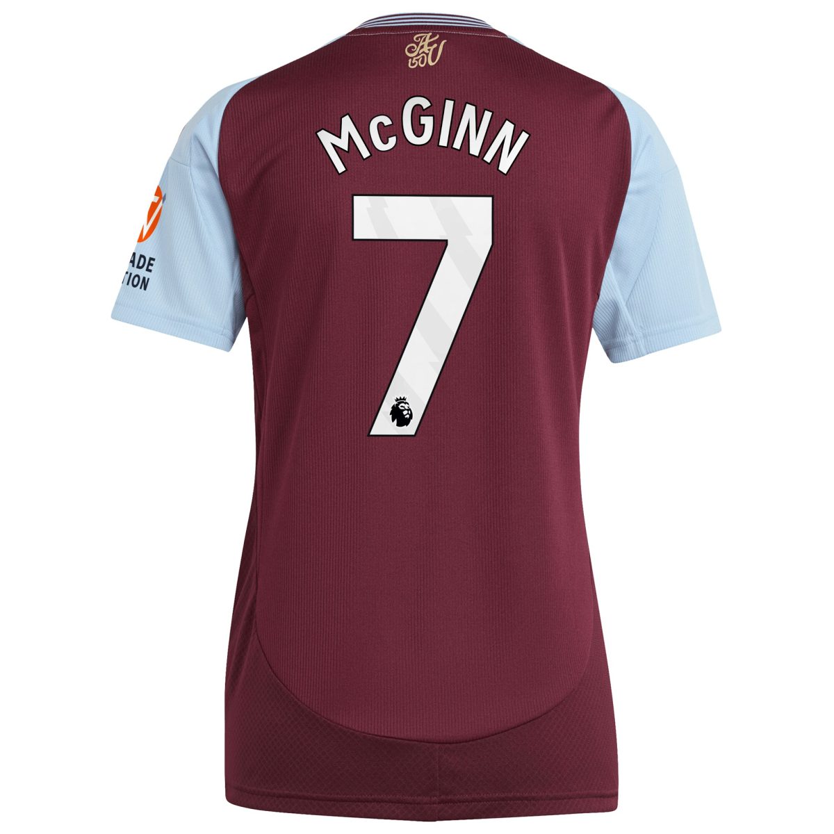 Aston Villa Shirts - aston villa adidas home shirt 2024-25 – womens with mcginn 7 printing Collection of Official Fan Gear