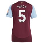 Aston Villa Shirts - aston villa adidas home shirt 2024-25 – womens with mings 5 printing Collection of Official Fan Gear