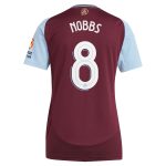 Aston Villa Shirts - aston villa adidas home shirt 2024-25 – womens with nobbs 8 cup printing Collection of Official Fan Gear